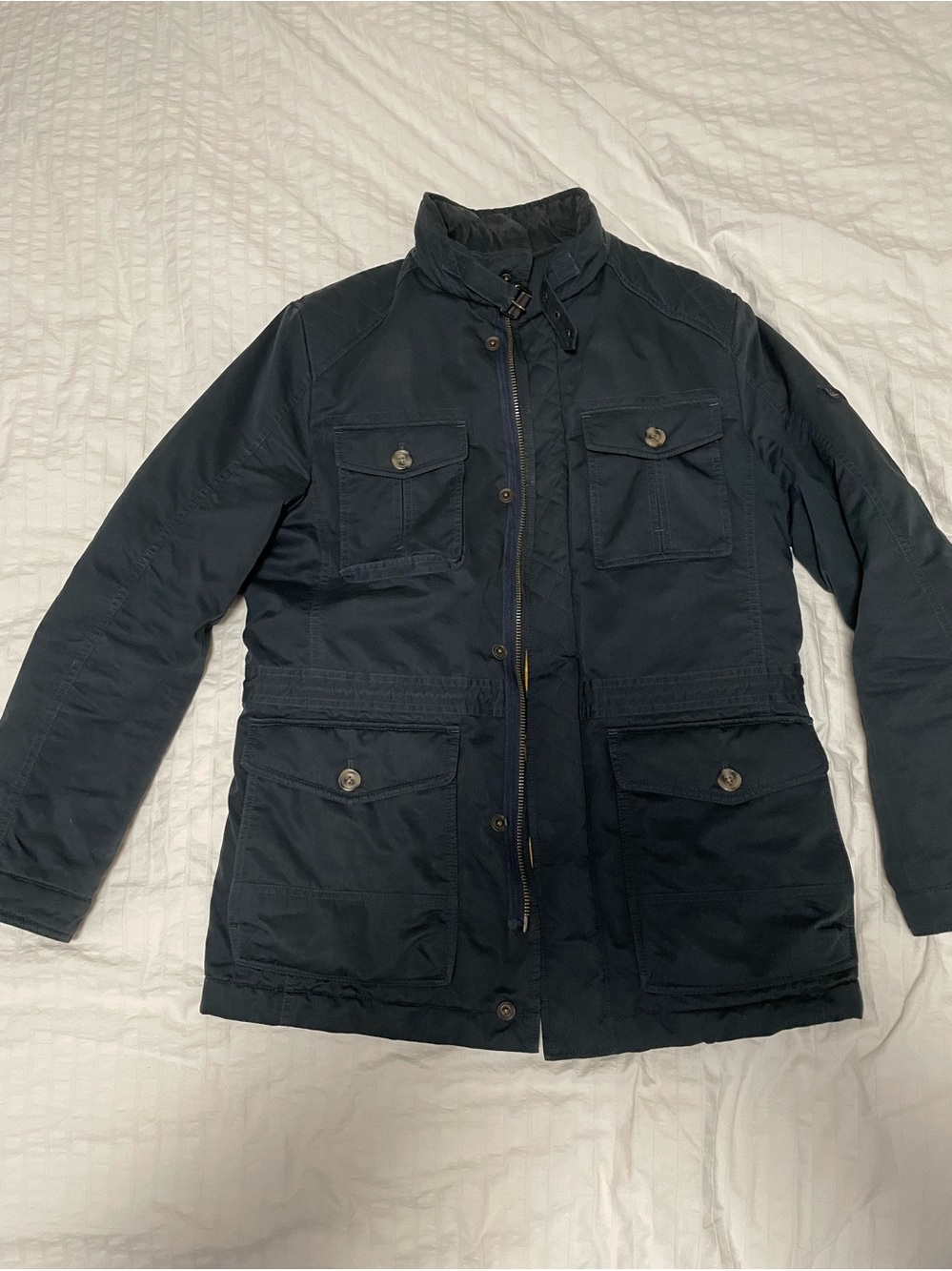 Men's Field Jacket in Dark Navy - Utility Field Coat